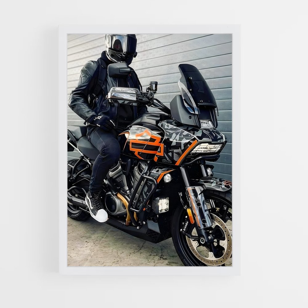 Poster Pan America splendide – affiche Harley-Davidson (vue 3)